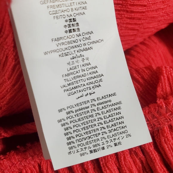 MICHAEL MICHAEL KORS Women's 2X Geranium Ring Maxi Sheath Side Split Dress New - Picture 8 of 9